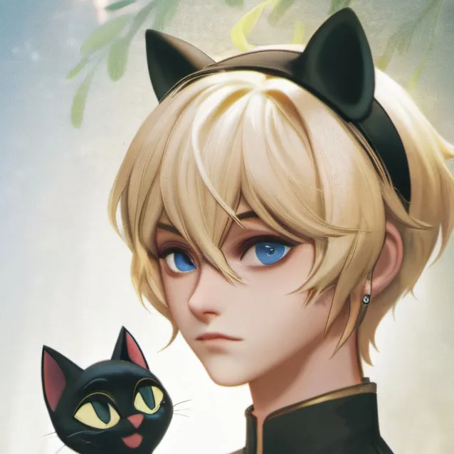chat with ai character: cat noir/adrien