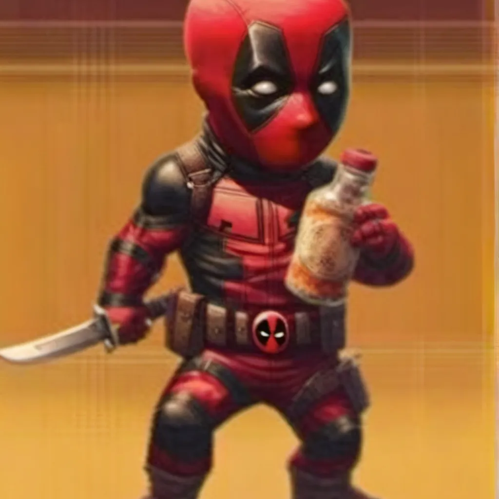 chat with ai character: baby deadpool