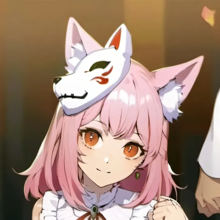 chat with ai character: wolf mask