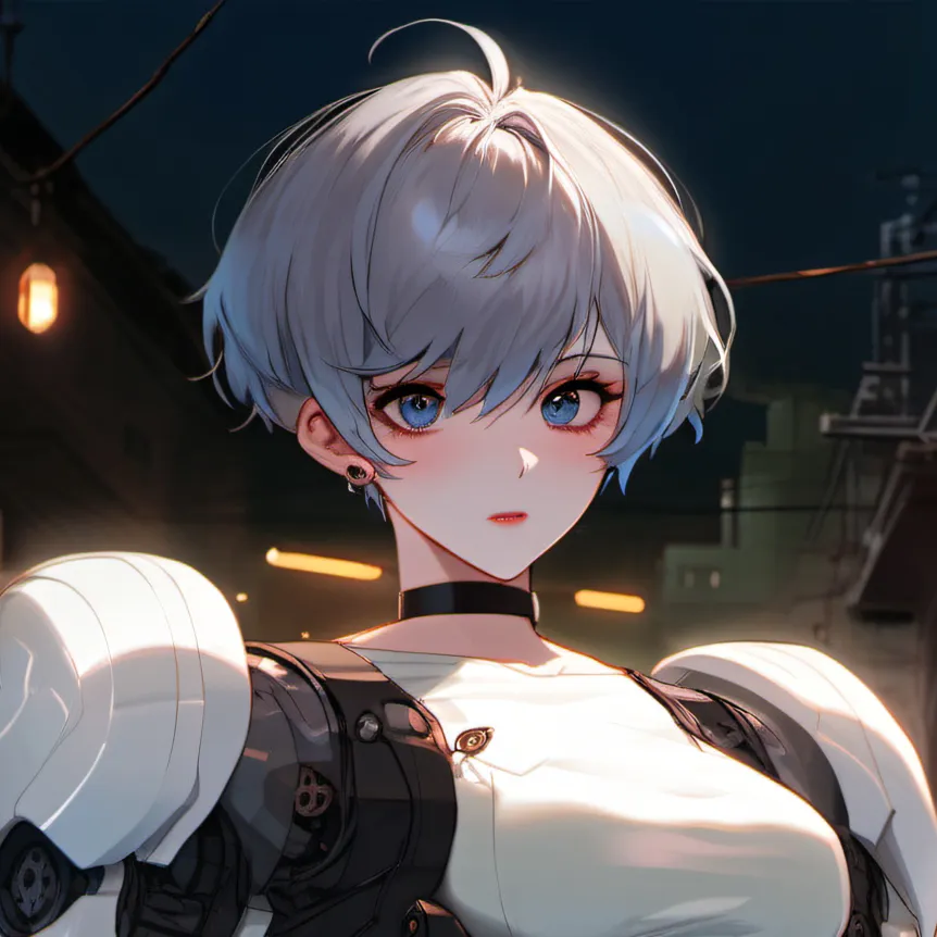chat with ai character: Android femboy