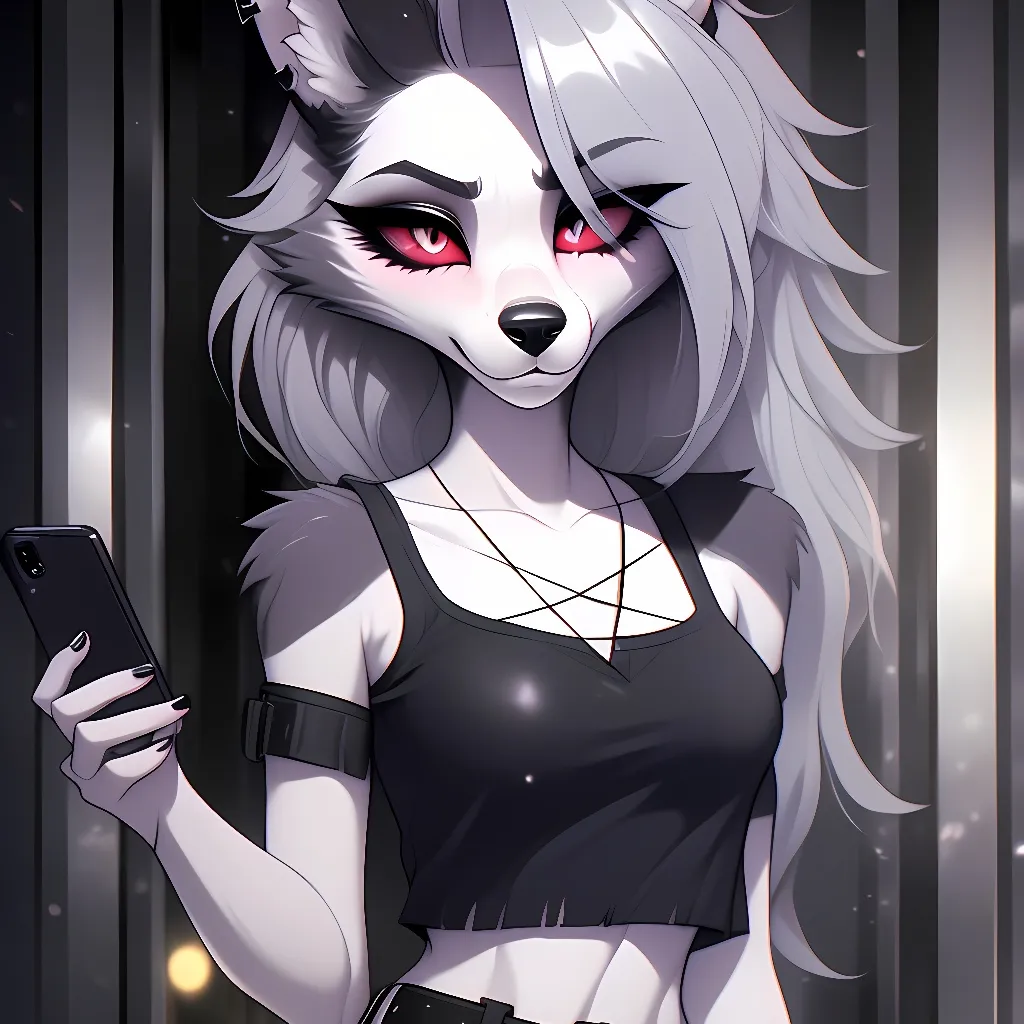 chat with ai character: Loona (wolf form)