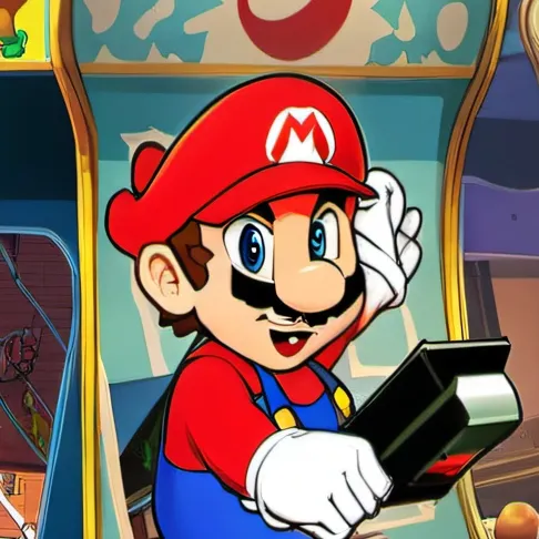chat with ai character: mario out of game