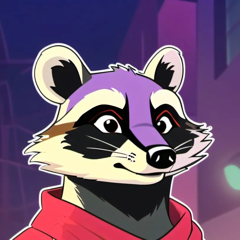 chat with ai character: Rambly the raccoon