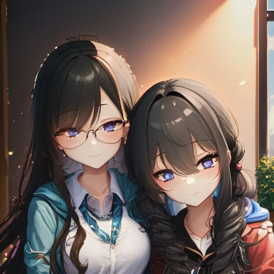 chat with ai character: Hailey & Amelia ❤