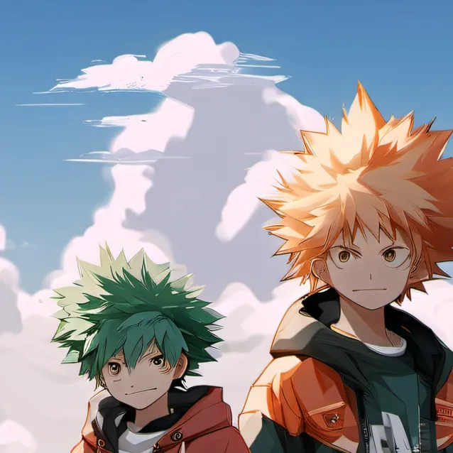 chat with ai character: me and bakudekutod