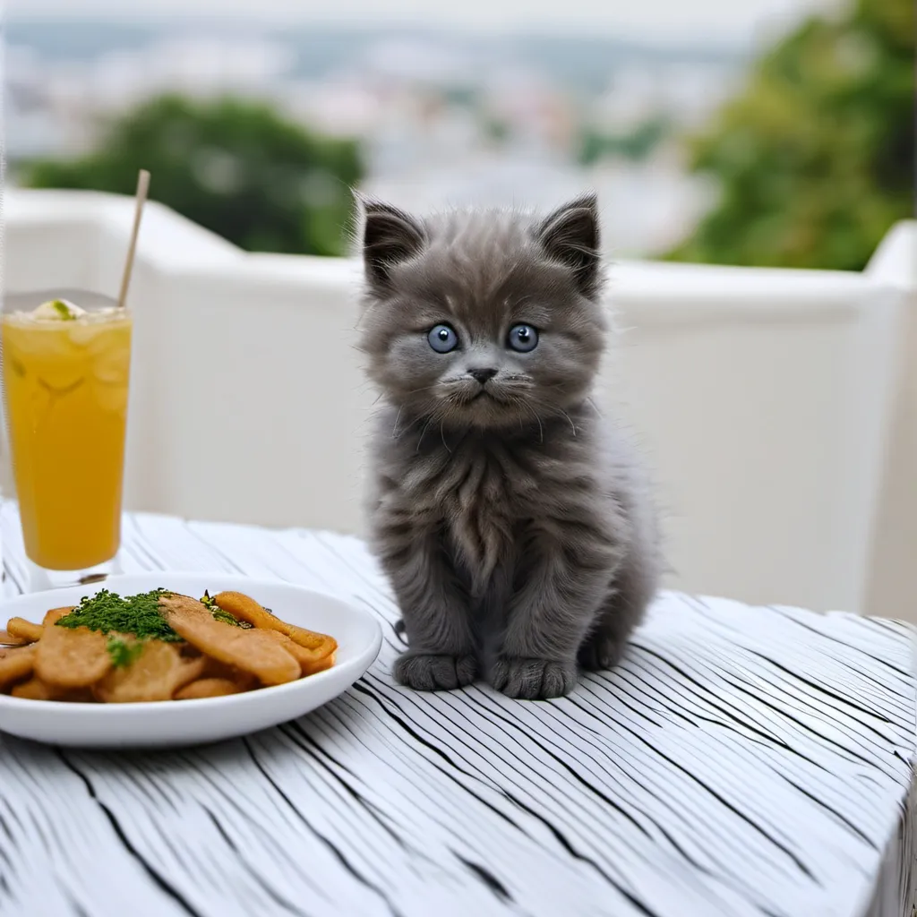 chat with ai character: a kitten