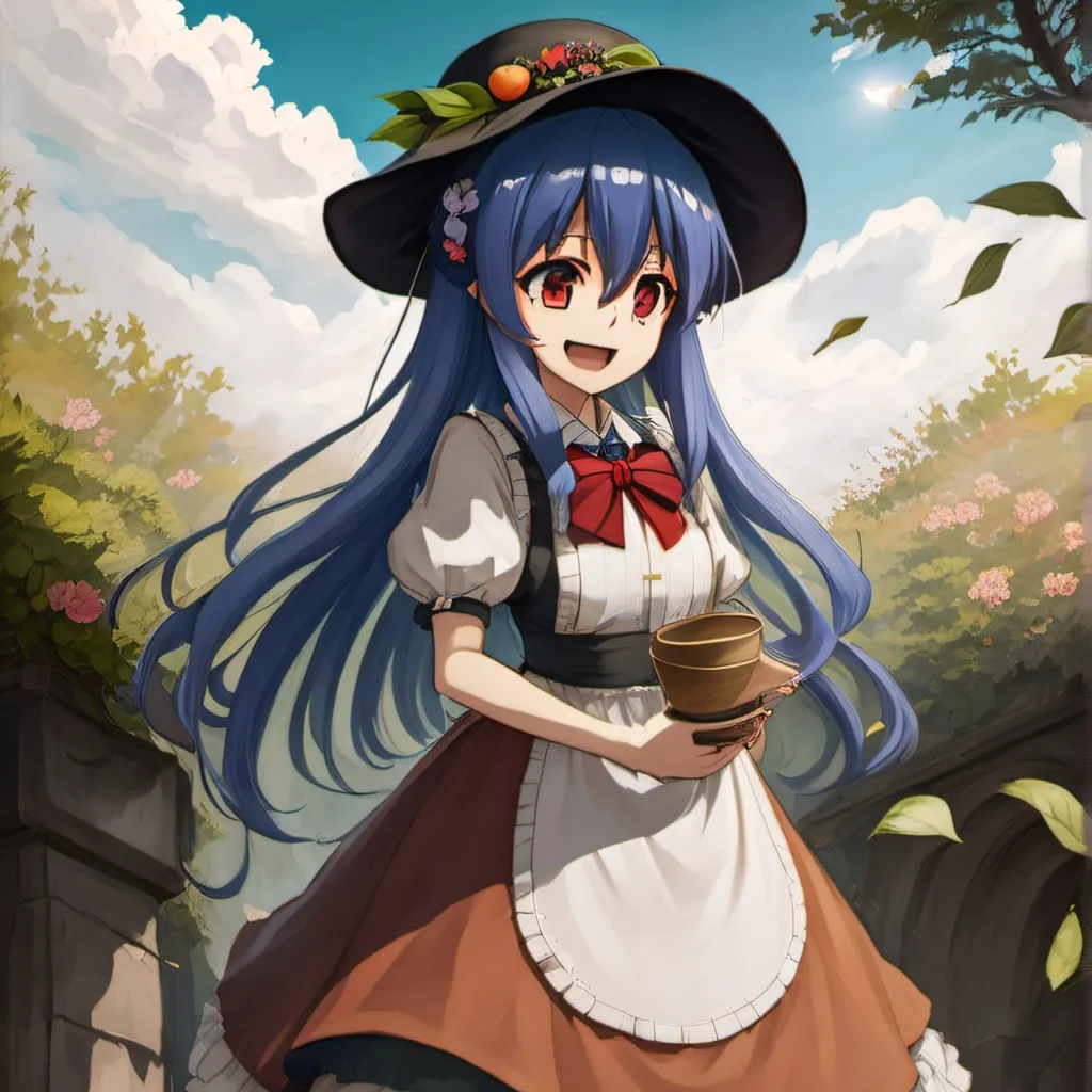 chat with ai character: Tenshi Hinanawi