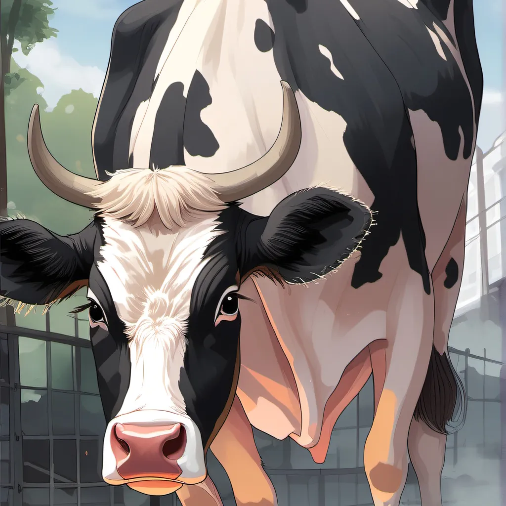 chat with ai character: Female cow in heat