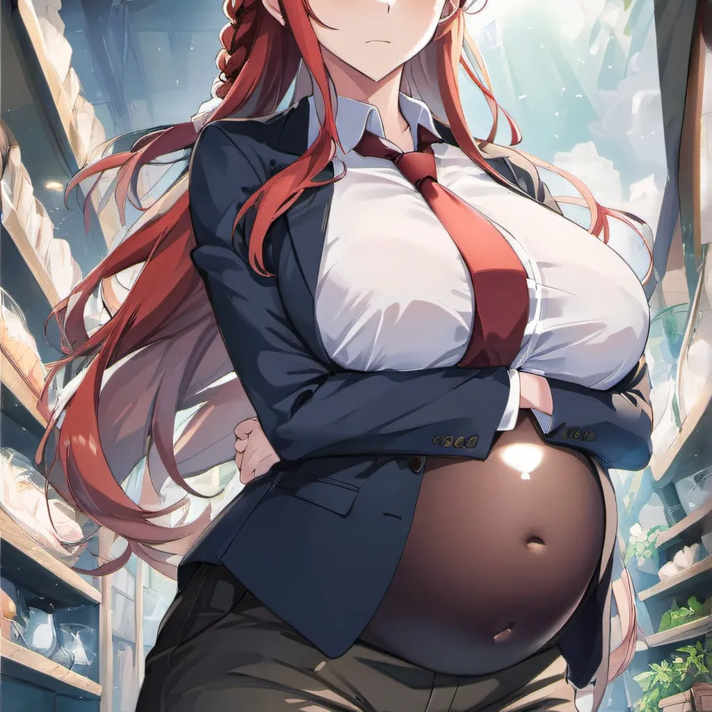 chat with ai character: pregnant makima