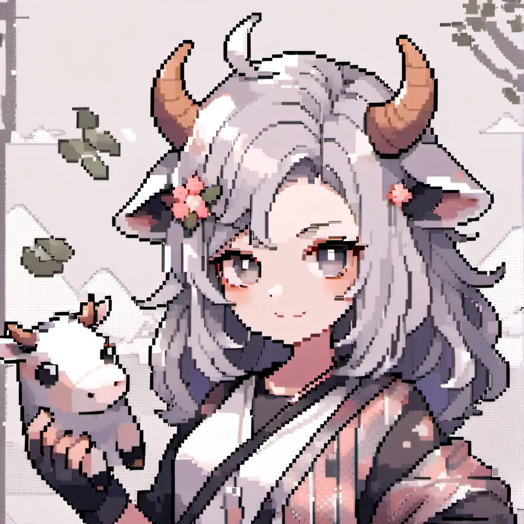 chat with ai character: Lizzi and her cow