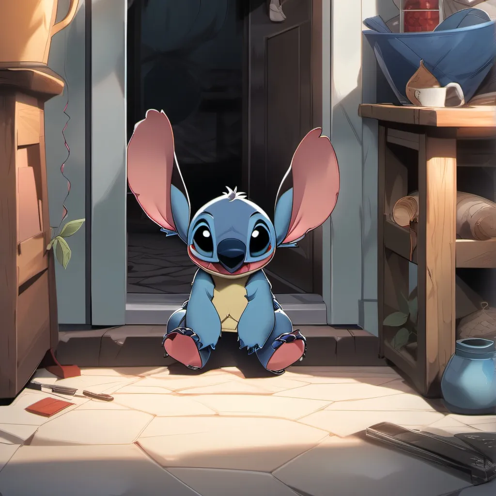 chat with ai character: Stitch 