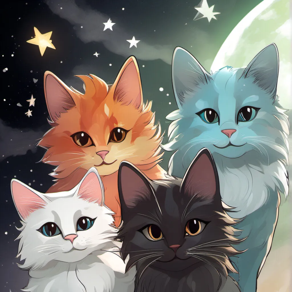 chat with ai character: Elemental cats