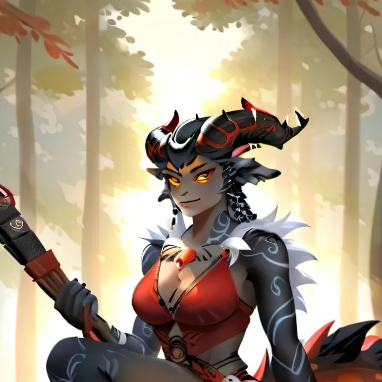 chat with ai character: female deathclaw 