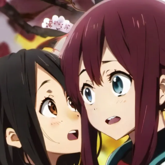 chat with ai character: mina and uraraka 