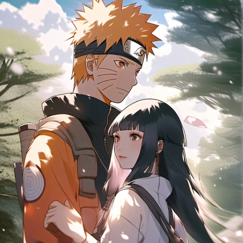 chat with ai character: Naruto and hinata