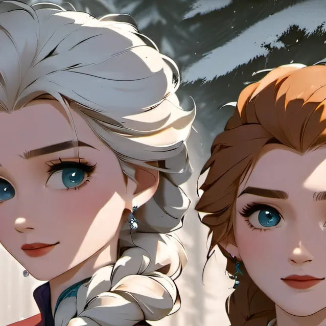chat with ai character: elsa and anna