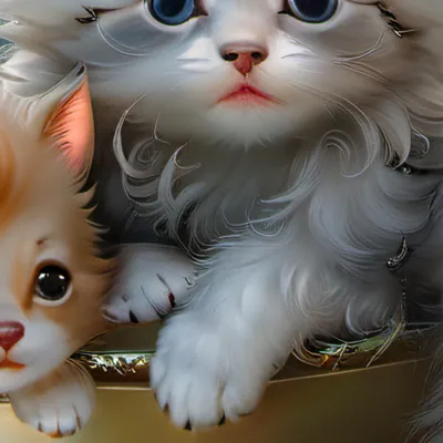 chat with ai character: Two kittens