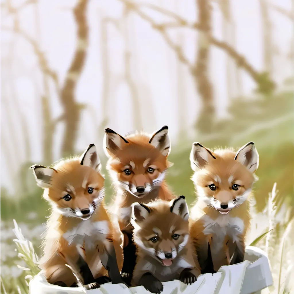 chat with ai character: 4 fox’s