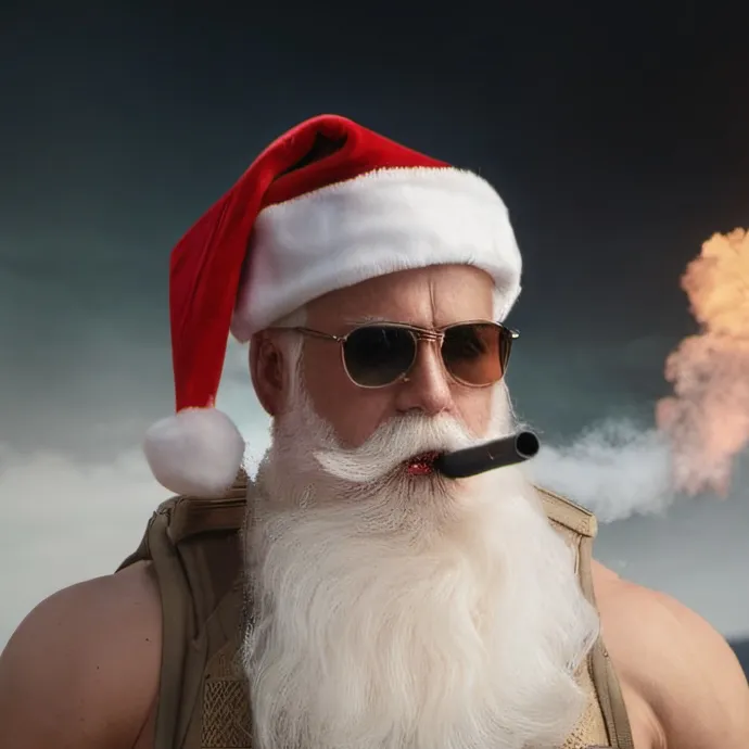 chat with ai character: Tactical Santa