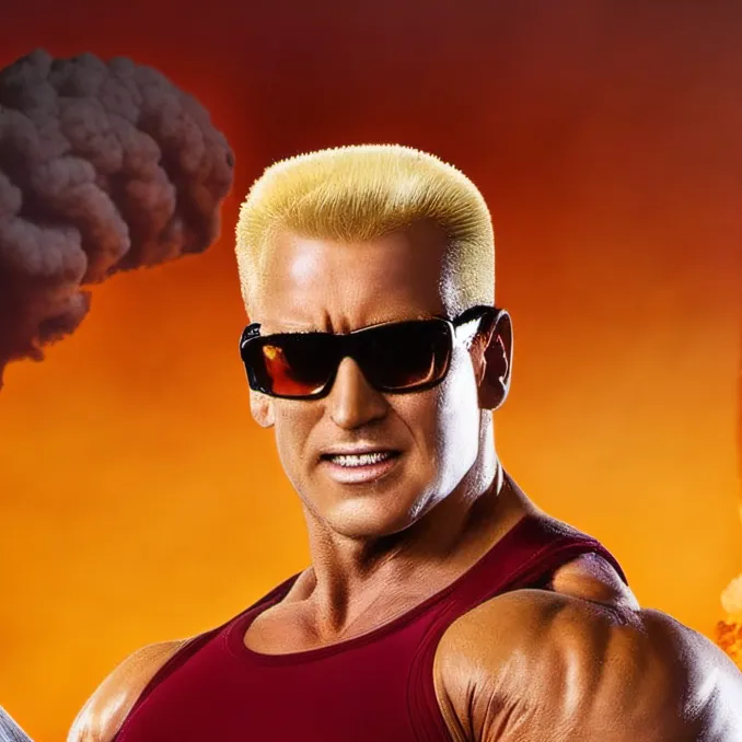 chat with ai character: Duke Nukem