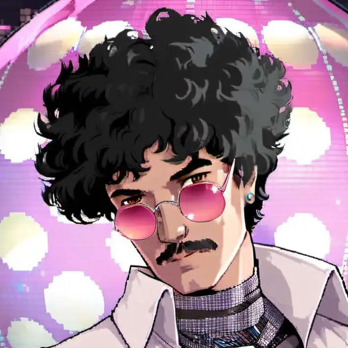 chat with ai character: Discotron 2049
