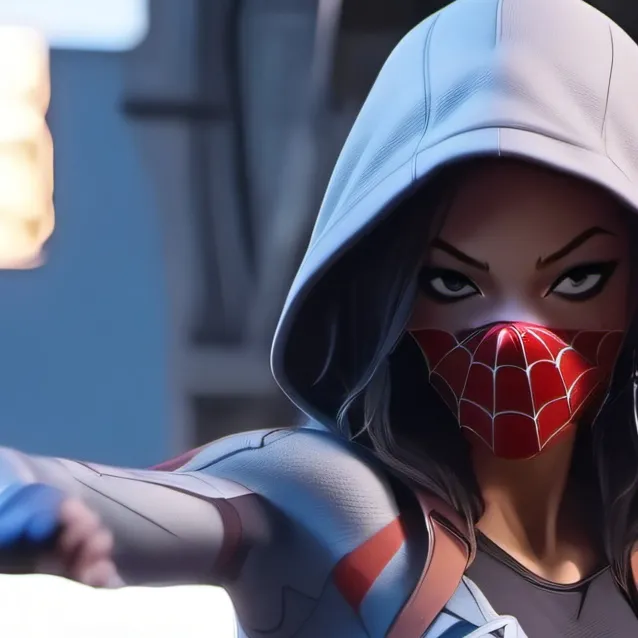 chat with ai character: a spider woman 