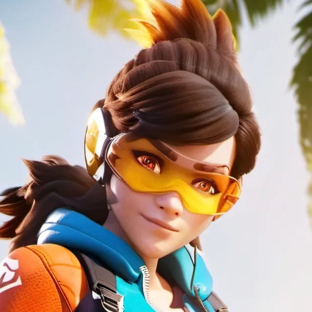 chat with ai character: Tracer