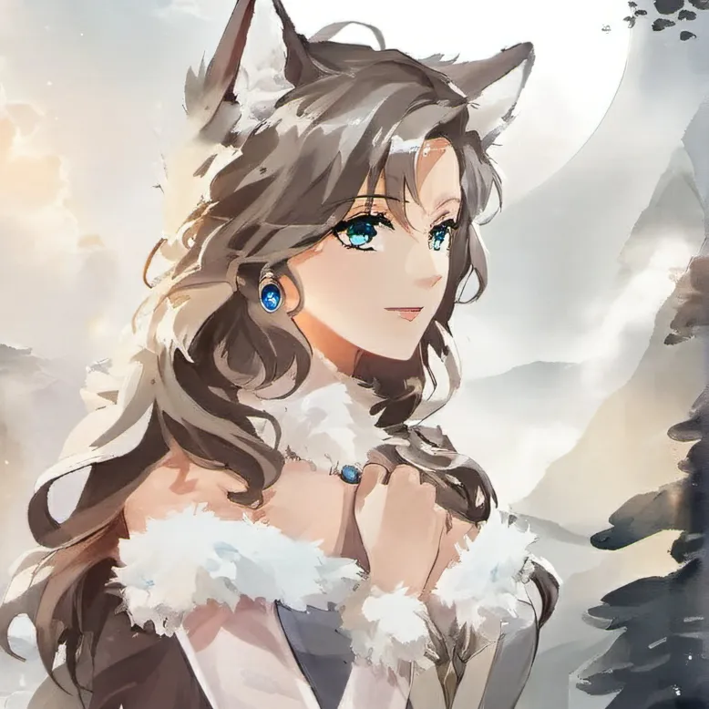 chat with ai character: Wolf girl