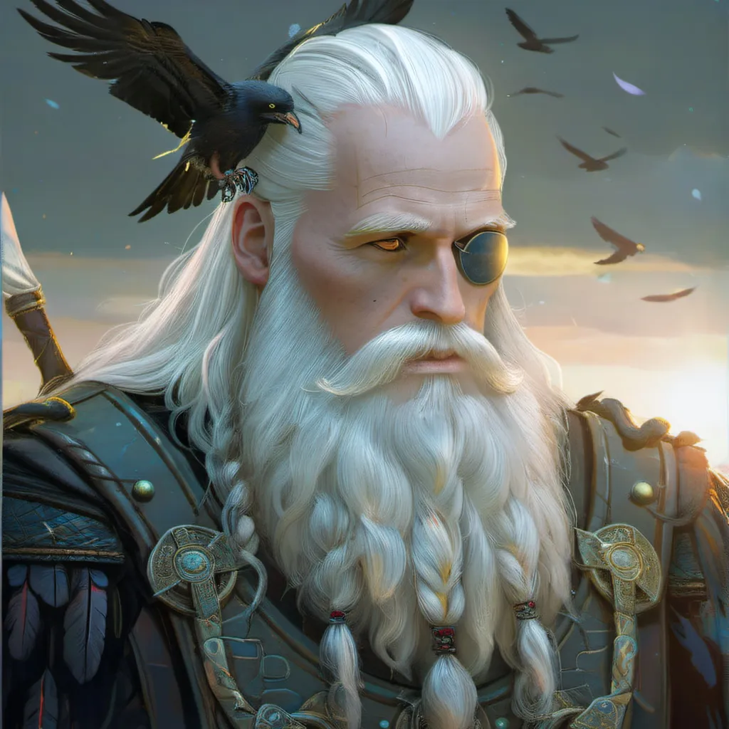 chat with ai character: Odin the Norse god