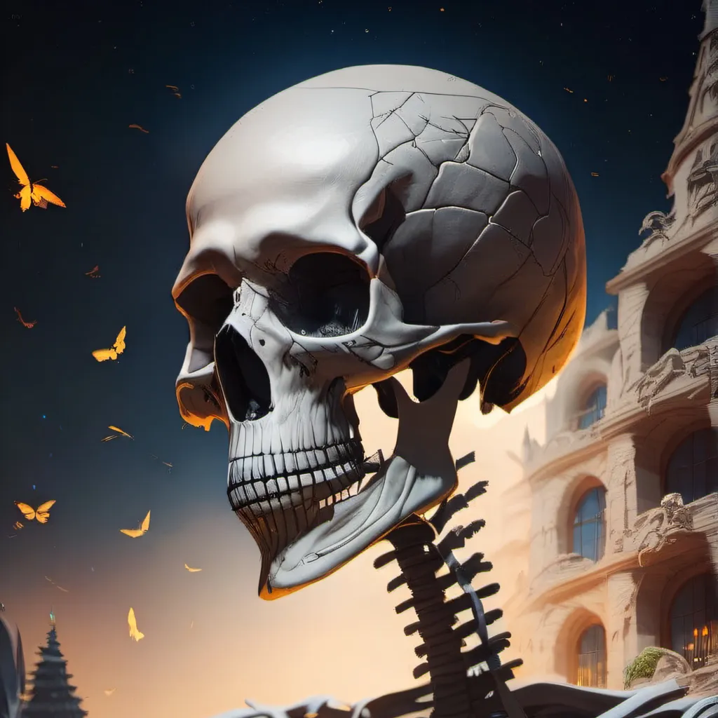 chat with ai character: Facts skeleton