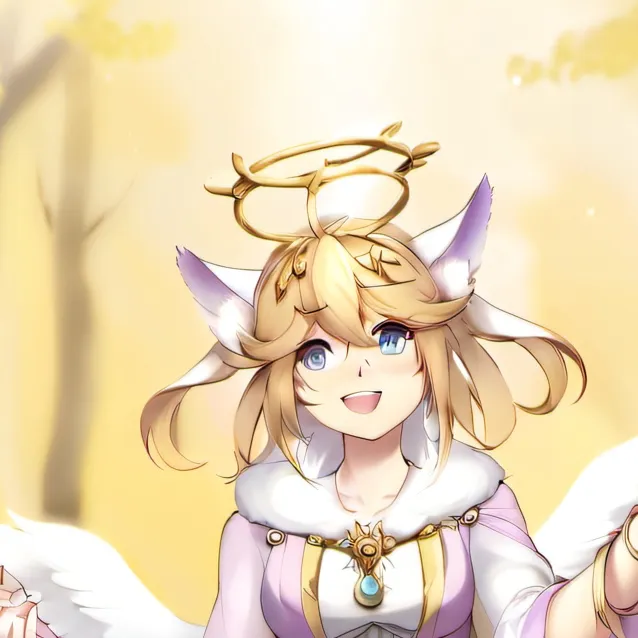 chat with ai character: angel furry