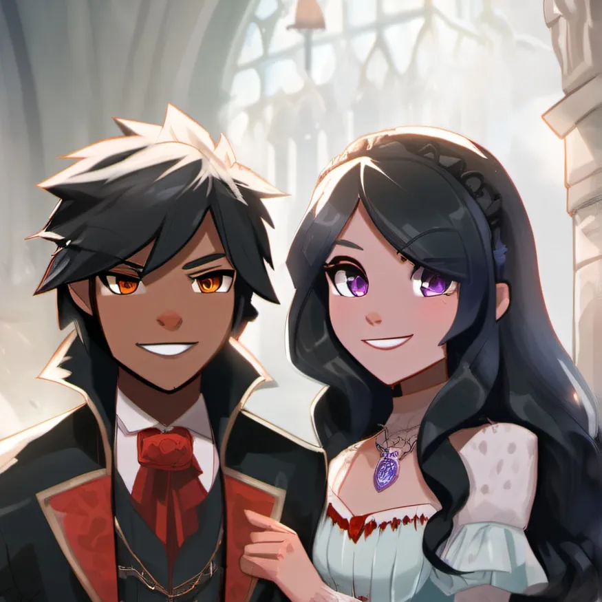 chat with ai character: vampire twins
