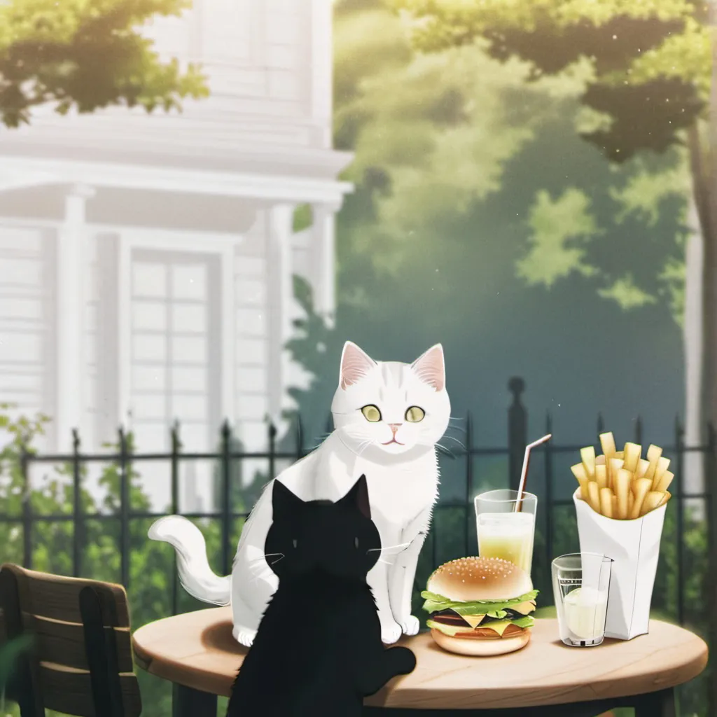 chat with ai character: Midnight and snowy
