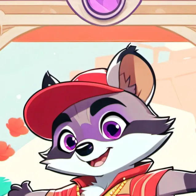 chat with ai character: Rambley Raccoon :D