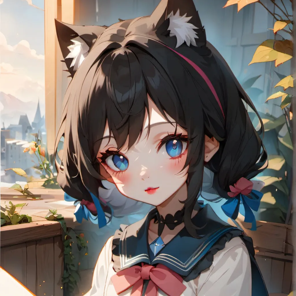chat with ai character: neko girl