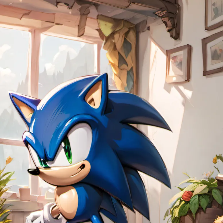 chat with ai character: Plushy sonic
