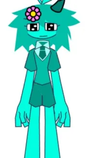 ai character: Cyan Abbie background