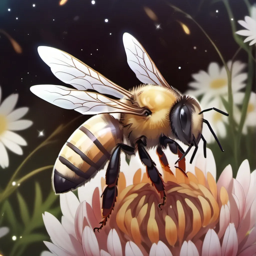 chat with ai character: A bee.