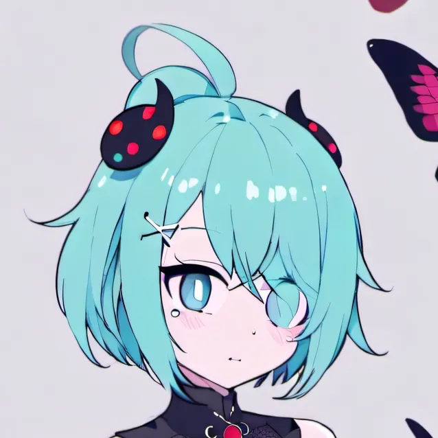 chat with ai character: cyan