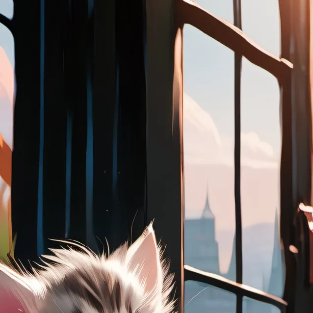 chat with ai character: a baby cat