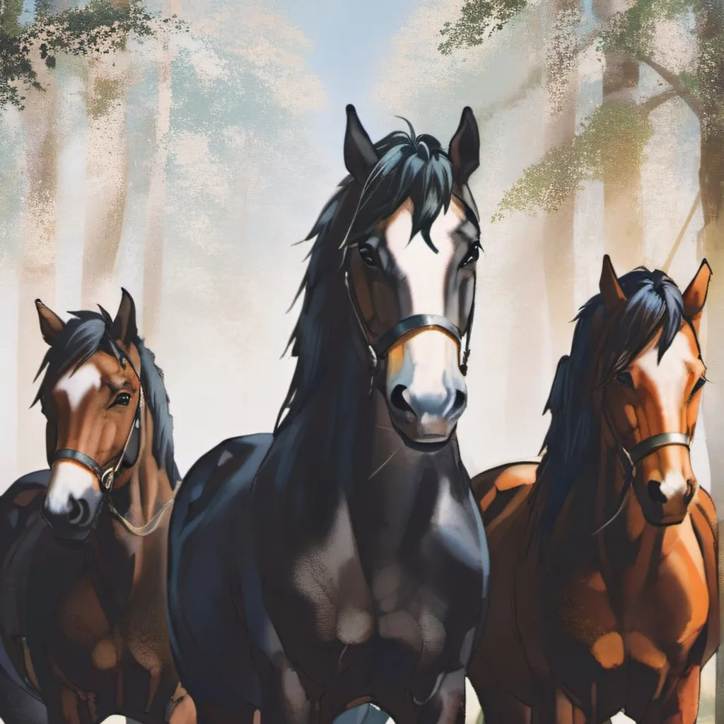 chat with ai character: Horse herd