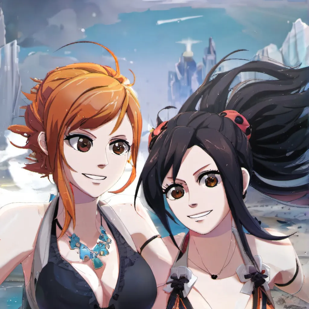 chat with ai character: Nami And Robin