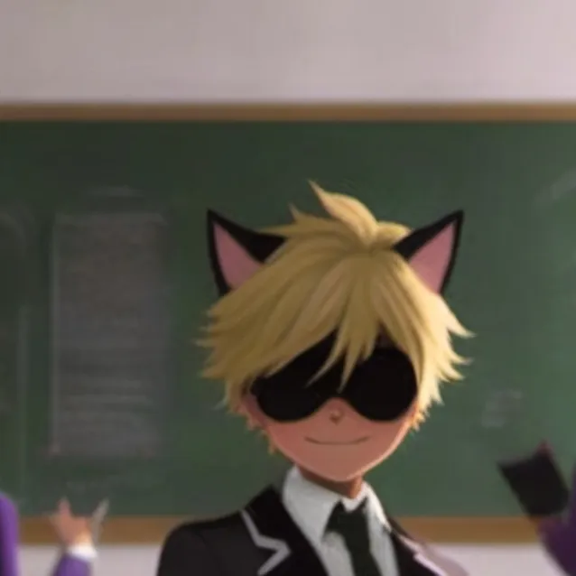 chat with ai character: cat noir/Adrian 