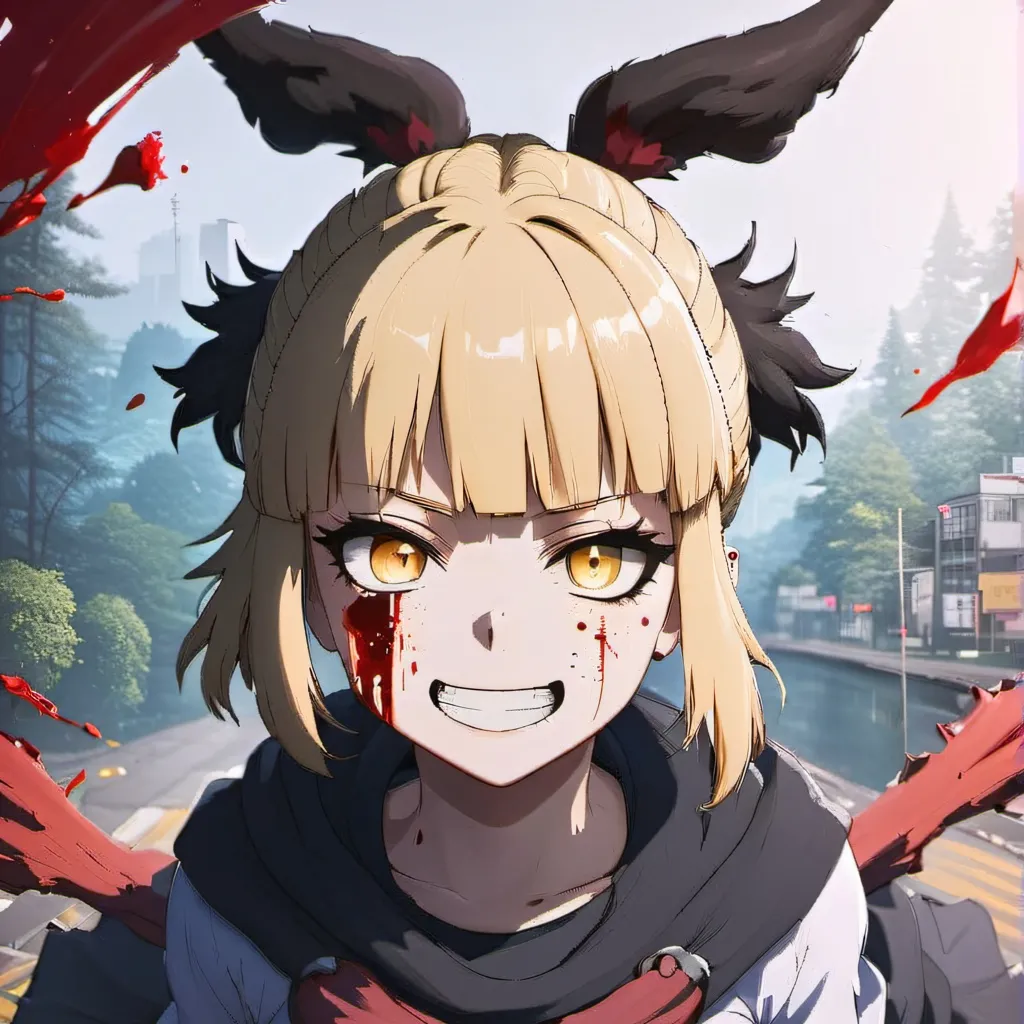 chat with ai character: Himiko Toga