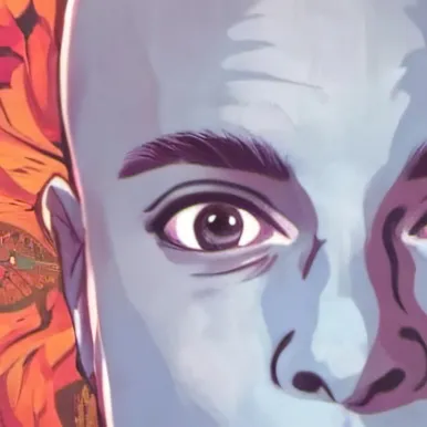 chat with ai character: blue alien guy