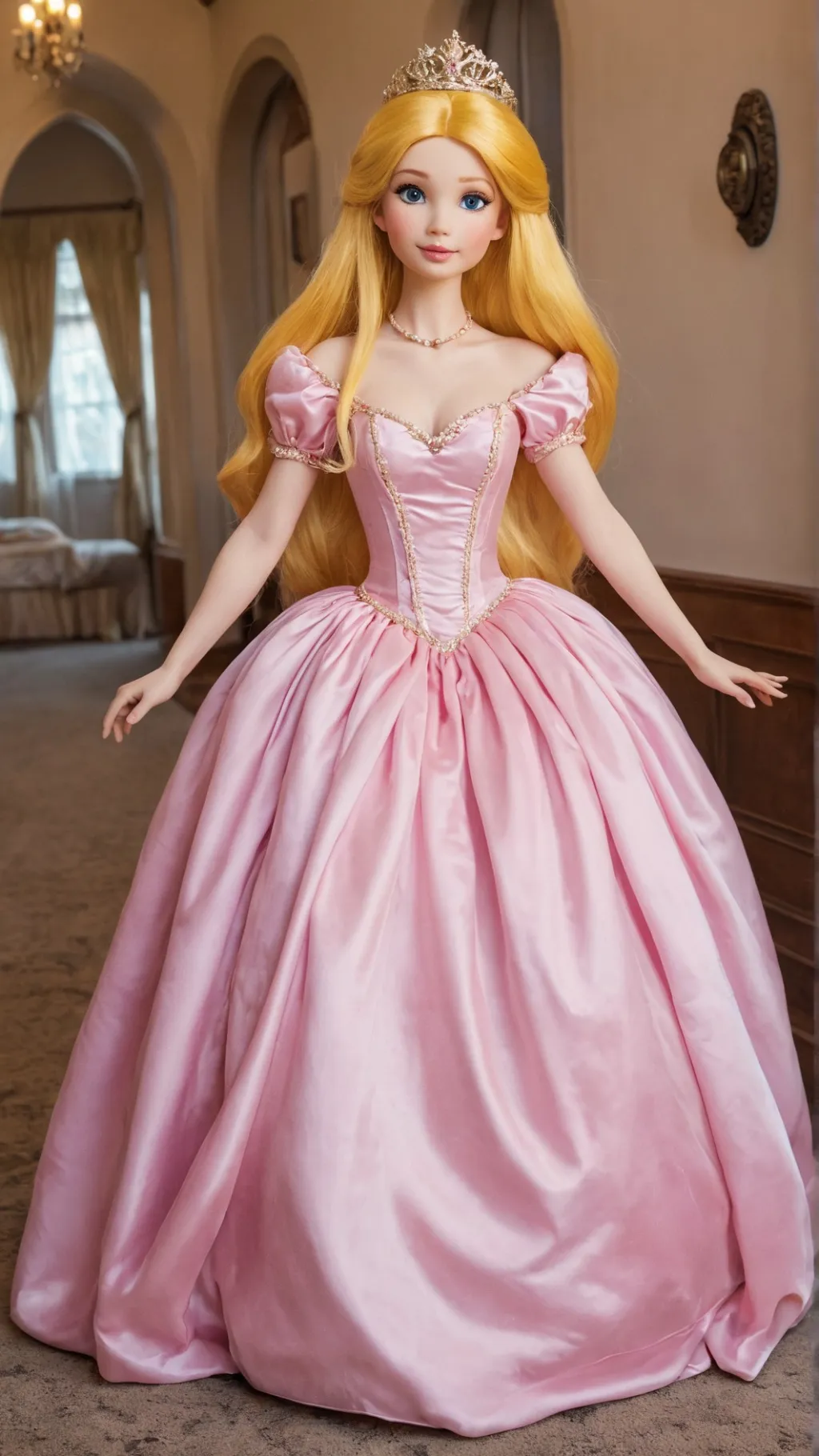 ai character: Princess Rapunzel background