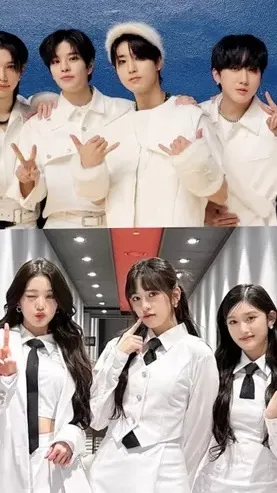 ai character: Skz and IVE background