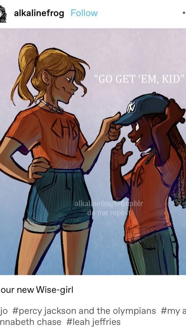 ai character: Annabeth Chase  background