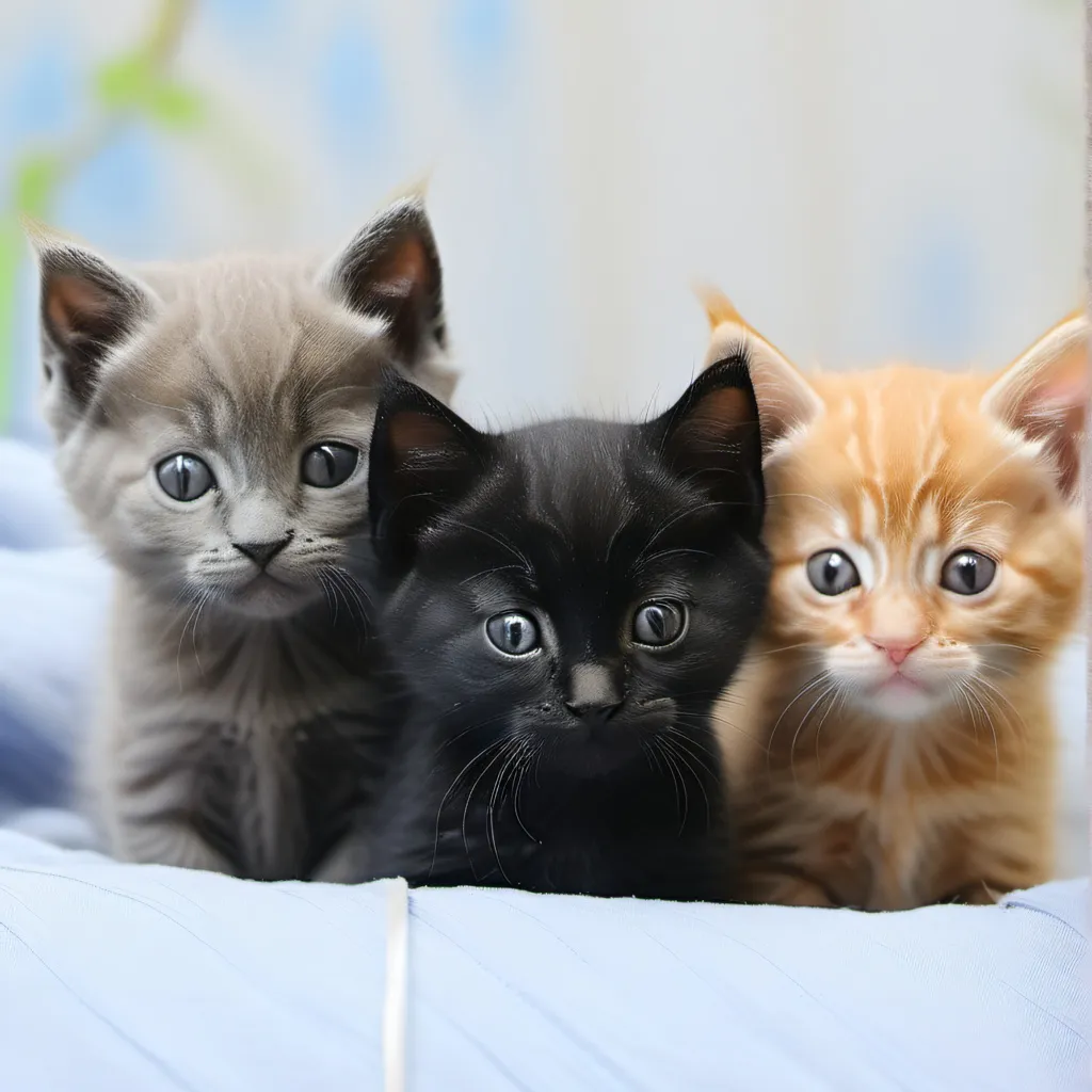 chat with ai character: 3 Cute Kittens