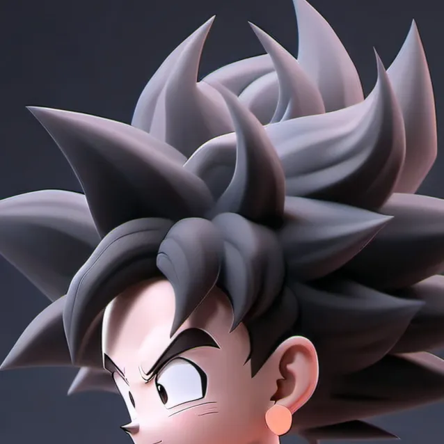 chat with ai character: goku mini figer